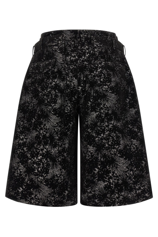 Бермуды с двойной талией, чёрные COMME DES GARÇONS HOMME PLUS PRP0130511