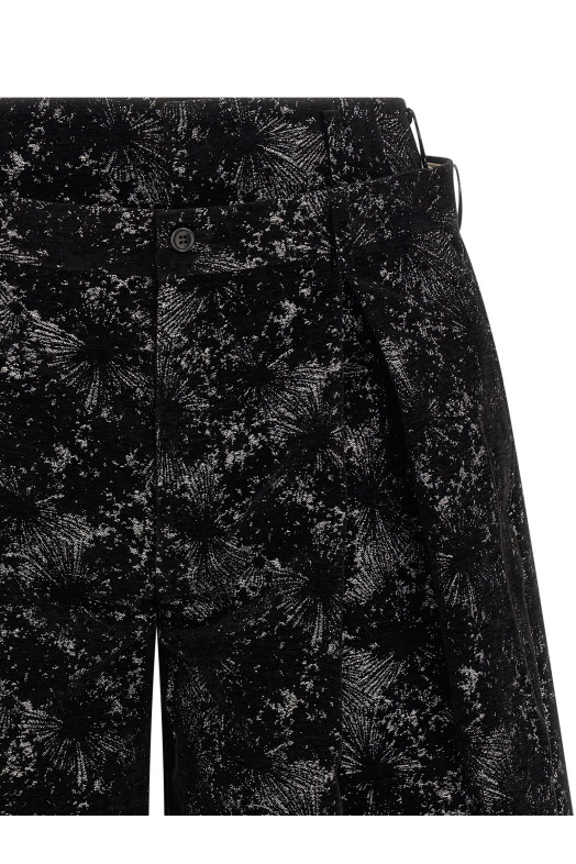 Бермуды с двойной талией, чёрные COMME DES GARÇONS HOMME PLUS PRP0130511
