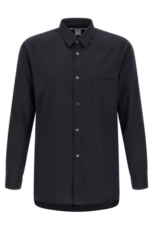 Pinstriped shirt Blue