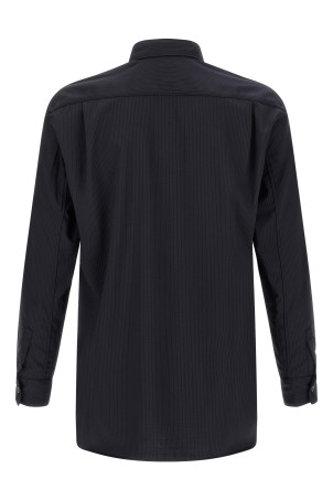 Pinstriped shirt Blue