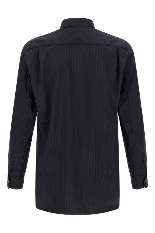 Pinstriped shirt Blue