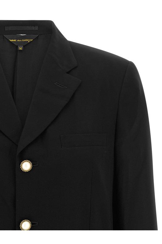 Jewel buttons blazer Black