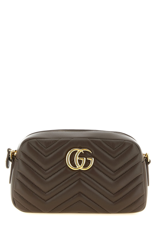 'GG Marmont' small crossbody bag Brown