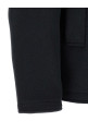 Double-breasted coat with logo badge Blue