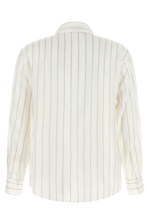 Striped shirt Beige