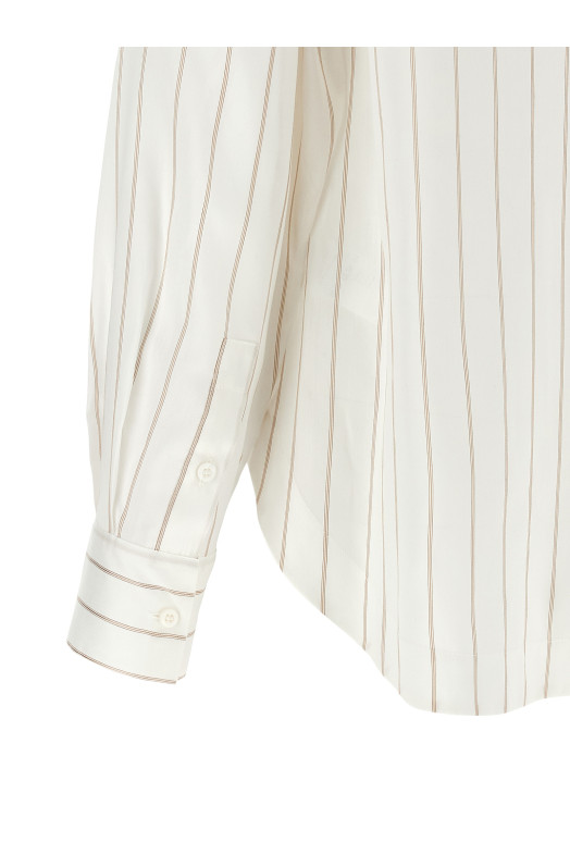Striped shirt Beige