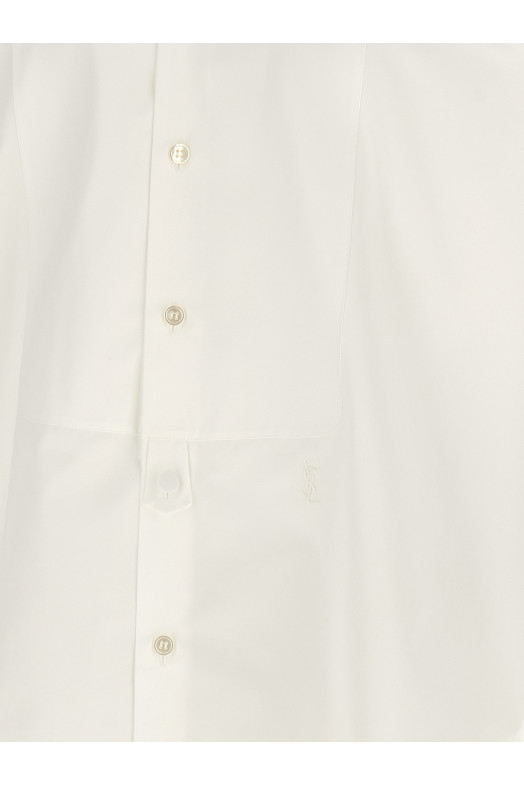 Sartorial plastron shirt White
