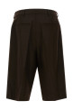Flannel bermuda shorts Brown