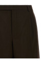 Flannel bermuda shorts Brown