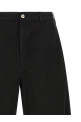Curved leg pants Black