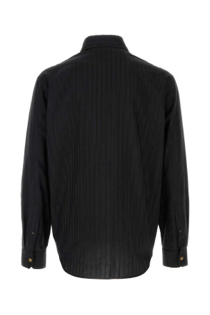 Black poplin shirt VERSACE (10268161A18548)