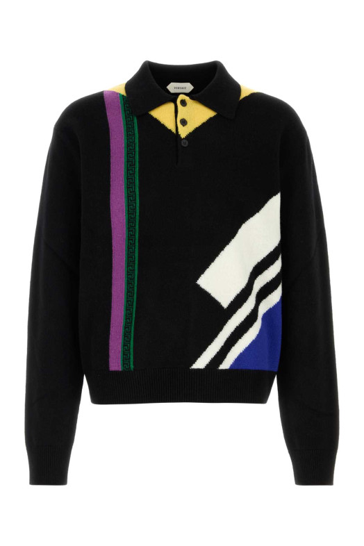KNIT SWEATER FUTURIST INTARSIA VERSACE (10268241A19202)