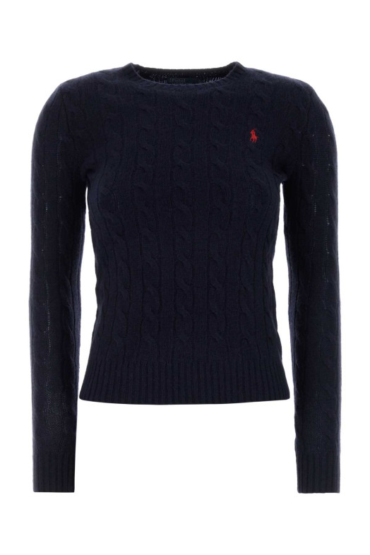 Свитерок из шерстяной смеси темно-синего цвета Blue POLO RALPH LAUREN (211971865)