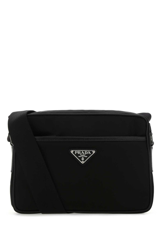 Black Re-nylon crossbody bag Black PRADA (2VH0482DMH)