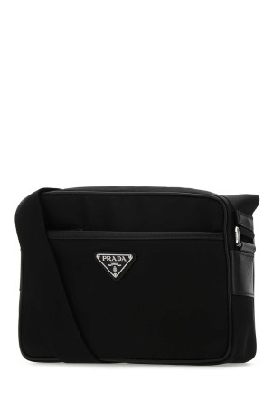 Black Re-nylon crossbody bag Black PRADA (2VH0482DMH)