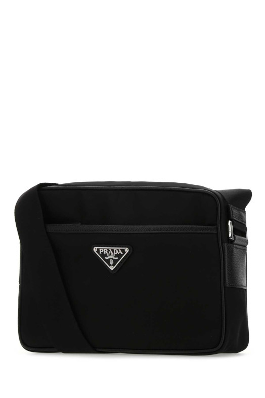 Black Re-nylon crossbody bag Black PRADA (2VH0482DMH)