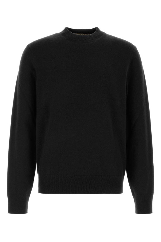 Black stretch cashmere blend sweater Black BURBERRY (8113247)