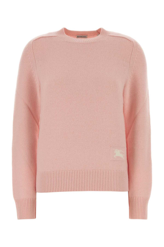 Розовый свитер из эластичной кашемировой смеси BURBERRY (8132214)