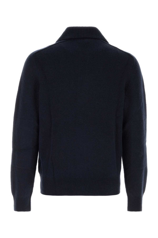 Midnight blue stretch cashmere blend cardigan BURBERRY (8132571)