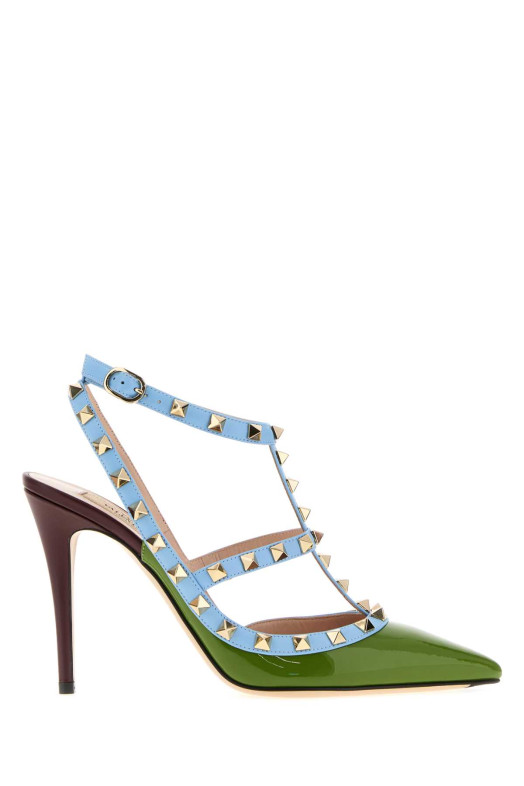 Multicolor leather Rockstud pumps VALENTINO GARAVANI (9W0S0393EQJ)