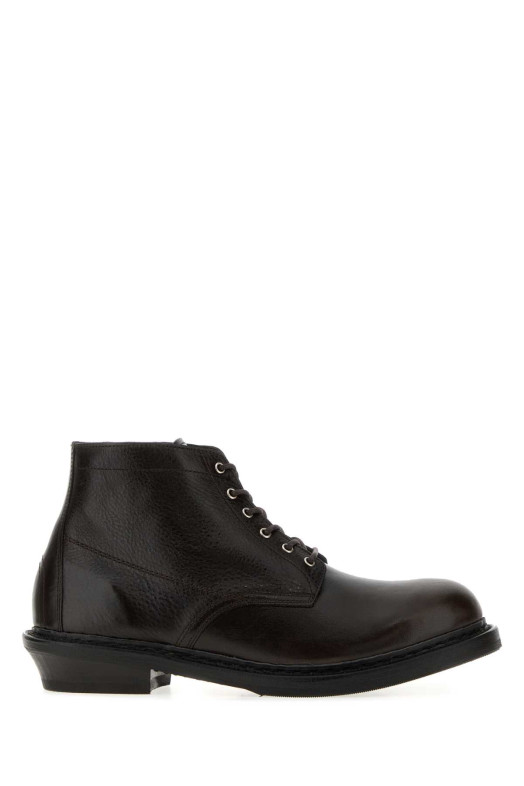 Dark brown leather Cortege ankle boots OUR LEGACY (A4267CDE)