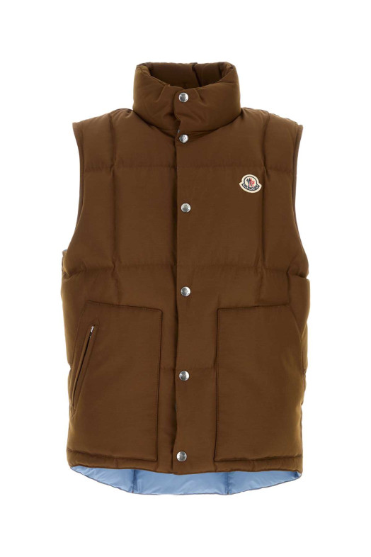Chocolate polyester blend Brumelune down jacket MONCLER (L20911A00254599RQ)