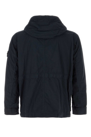 Midnight blue nylon parka Black STONE ISLAND (L2S15Q100024S00F6)