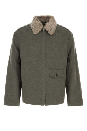 Dark grey wool blend jacket OUR LEGACY (M4261ENP)