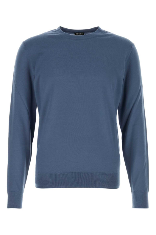 Air Force blue wool sweater ZEGNA (RUI15M9A4CRW)