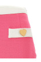 'Heart Buttons' skirt Pink