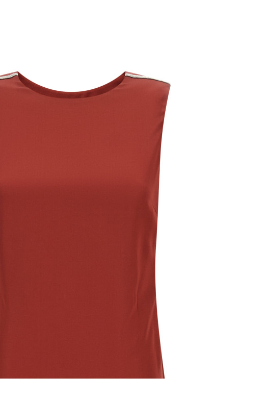 'Punto Luce' dress Red