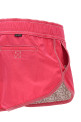 Logo nylon shorts Fuchsia