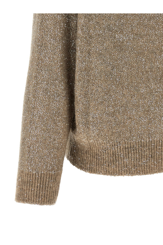 'Dazzling Texture' sweater Beige