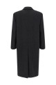Двустороннее пальто из чесаной шерсти, серого цвета SAINT LAURENT 873406Y1O111140