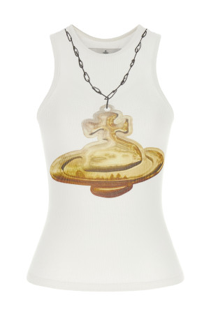 Майка «Gold Orb 90VIVIENNE WESTWOOD 's», белая 3G01005OJ00BOA401