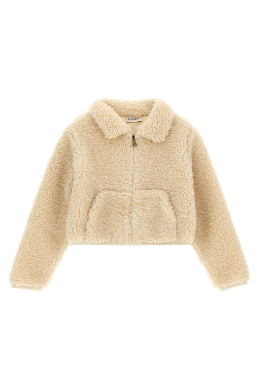 Teddy effect sweatshirt White