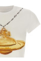 'Gold Orb Classic' T-shirt White