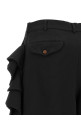 Бермуды с объемными оборками, черные COMME DES GARCONS BLACK 1RP0040521