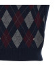 Argyle sweater Blue