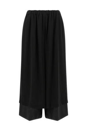 Двухслойные брюки, черные COMME DES GARÇONS GRP0111