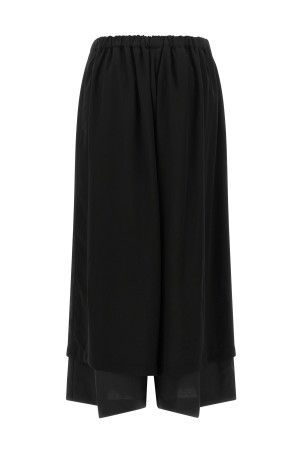 Двухслойные брюки, черные COMME DES GARÇONS GRP0111