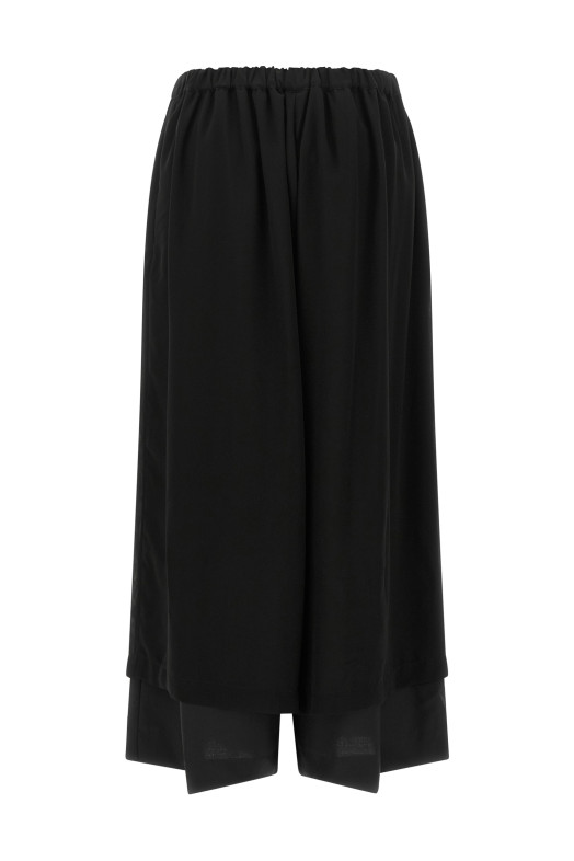 Двухслойные брюки, черные COMME DES GARÇONS GRP0111