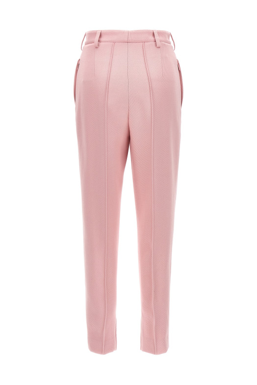 Gabardine nattè trousers Pink Gabardine nattè trousers Pink