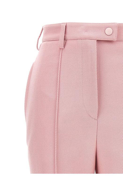 Gabardine nattè trousers Pink Gabardine nattè trousers Pink