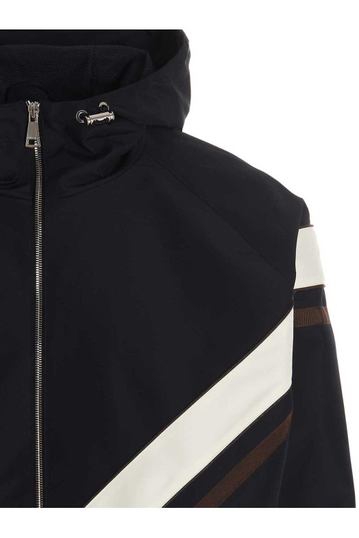 'Windbreaker Hood' jacket Blue