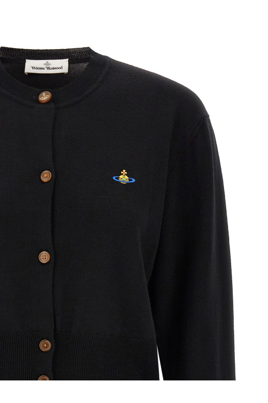'Bea Cropped' cardigan Black