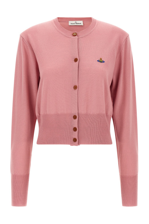 'Bea Cropped' cardigan Pink