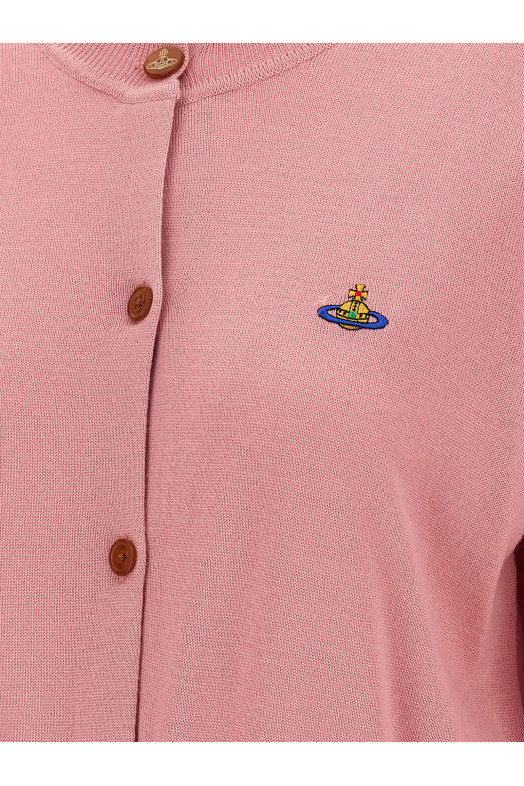 'Bea Cropped' cardigan Pink