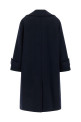 Double-breasted coat Blue
