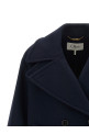 Double-breasted coat Blue